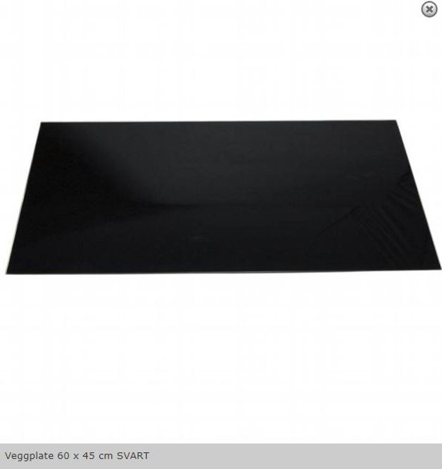 Hovedbilde Silverline Veggplate 60 x 45 cm SVART YM804.1000.22 