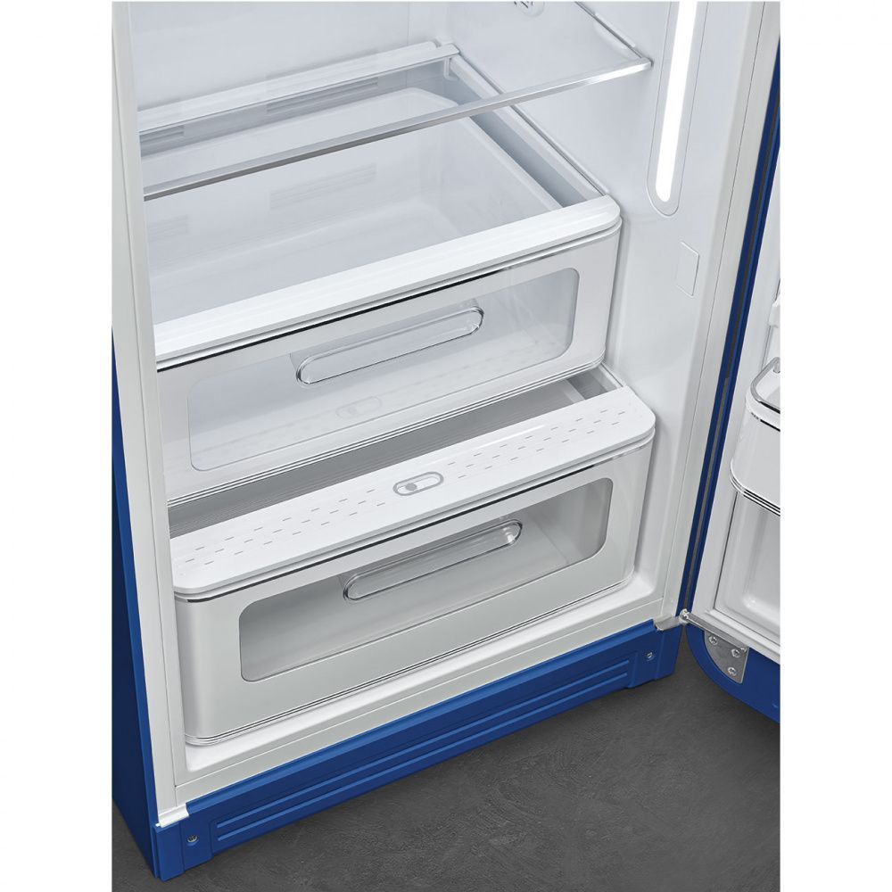 Smeg kjøleskap blå retro høyde 153 cm FAB28RBE5 