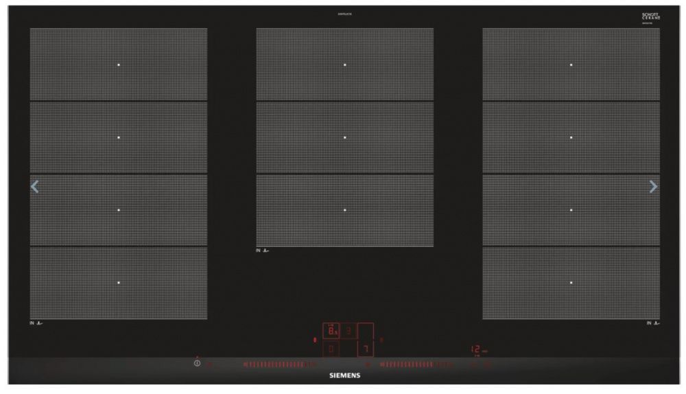Siemens iQ700 Induksjons topp 90 cm sort EX975LXC1E