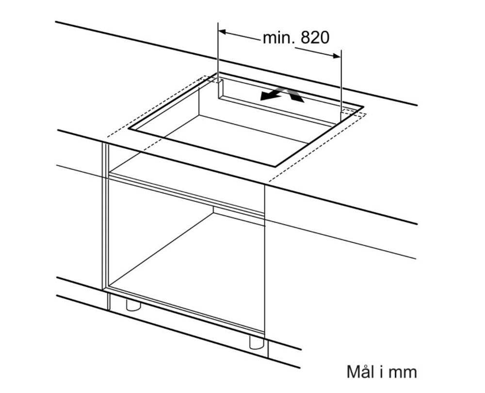 Siemens iQ700 Induksjons topp 90 cm sort EX975LXC1E