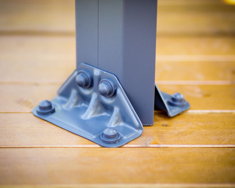 Canopia by Palram Palermo paviljong 360 x 360 cm Grå - inkl gardiner og netting