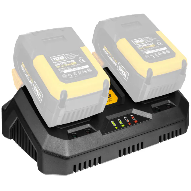 Hovedbilde Texas hurtiglader dobbel 20V 90063241