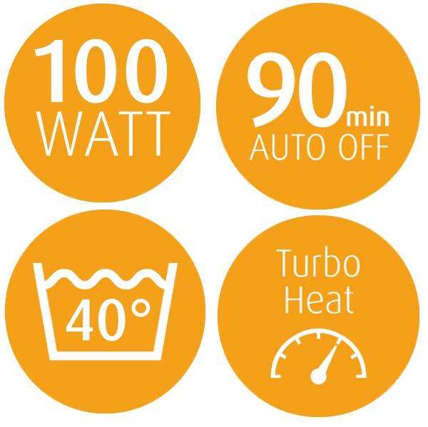 Beha Medisana nakke Og Skuldervarmer hp622 100 W Grå 8