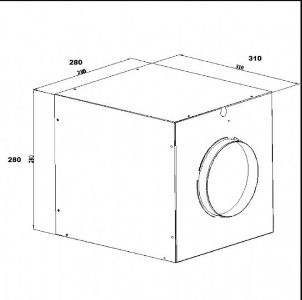 Silverline Ventilator Ekstern Motor EX 850  
