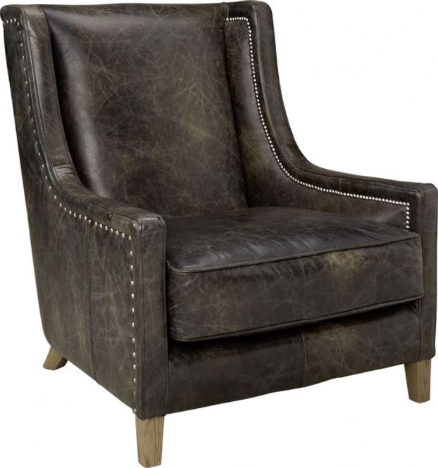 Hovedbilde ARTWOOD aw44 lenestol skinn nougat