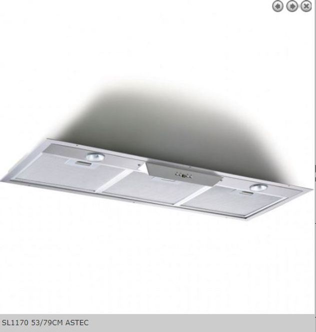 Hovedbilde Silverline Innebygd ventilator 79CM Astec Stål 