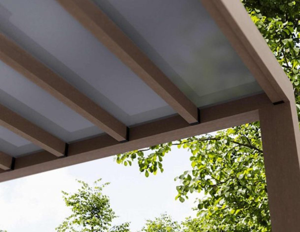 Canopia by Palram Helsinki terrassetak i sedertre 3m x 9,9m 707374