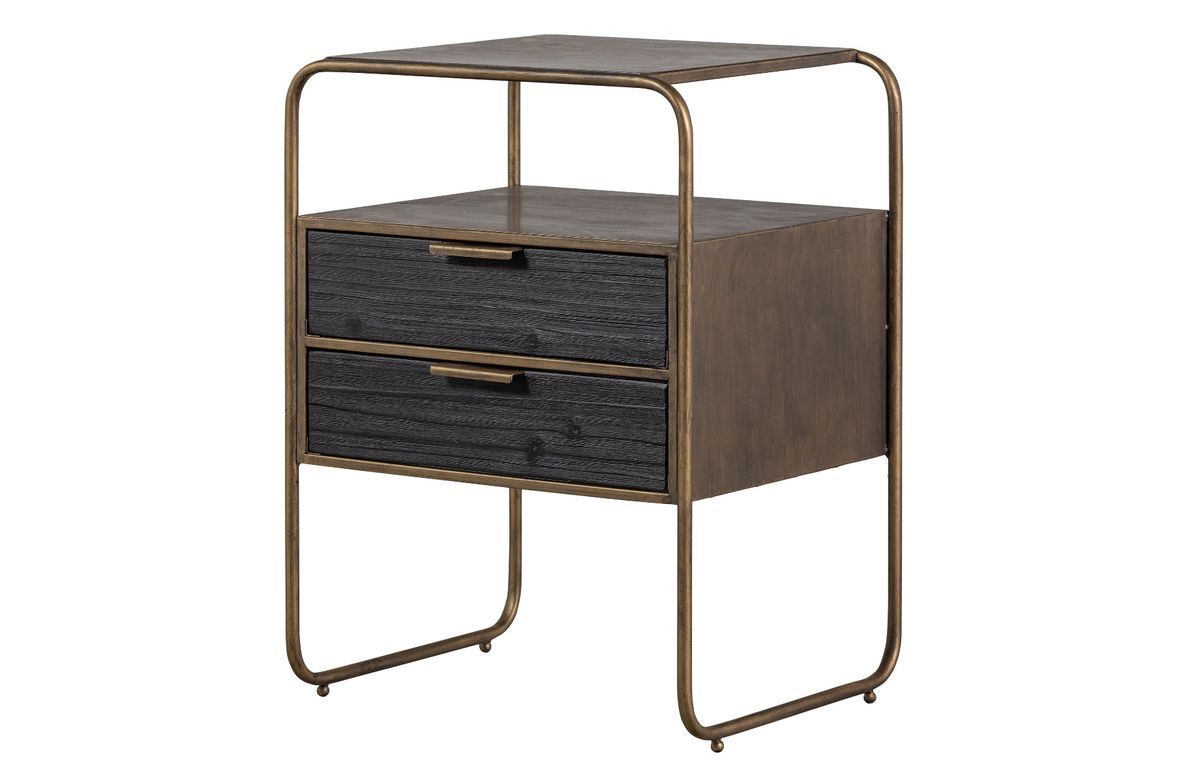 BePureHome Polite Nattbord Antikk Messing