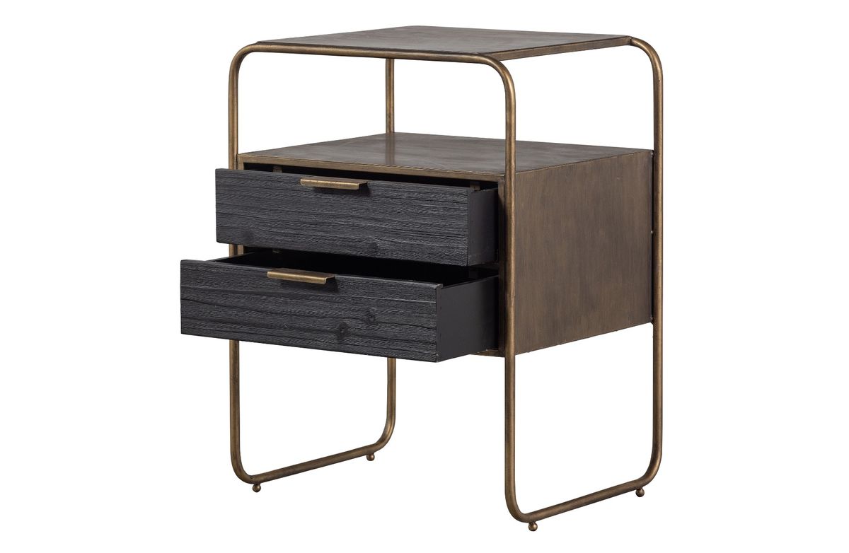 BePureHome Polite Nattbord Antikk Messing