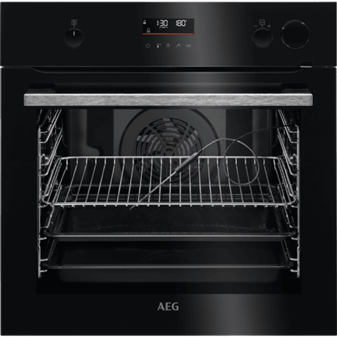 Hovedbilde AEG innebygget stekeovn sort BXS6400B