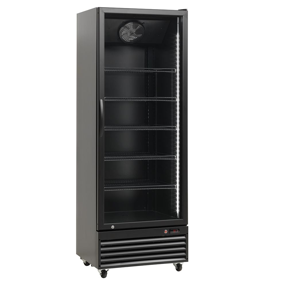 Scandomestic displaykjøleskap SD 726 BE sort 205,8 cm