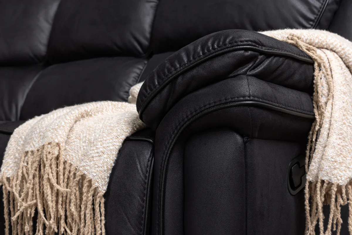 Venture Saranda Recliner Hjørnesofa Svart