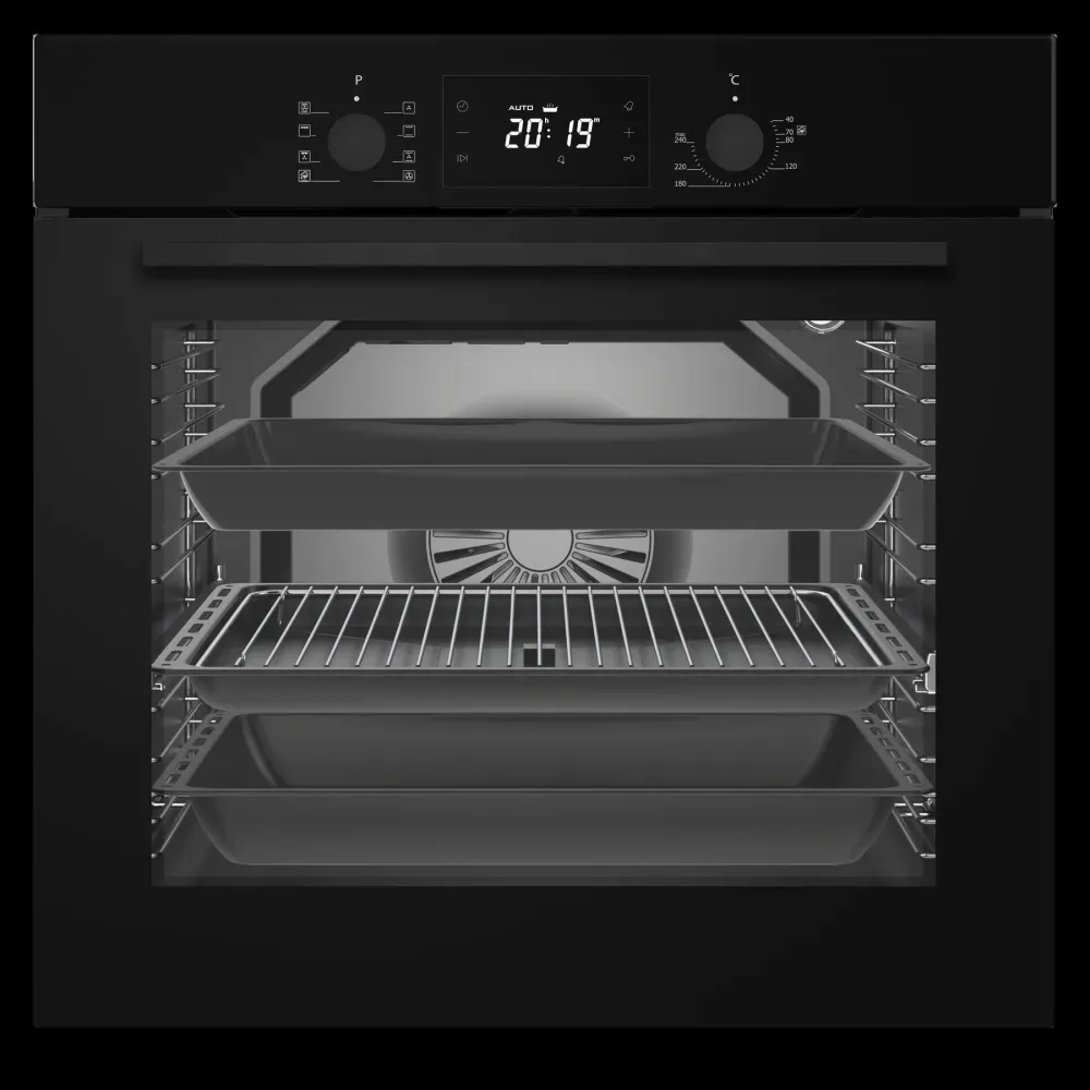 JGNordic innbyggingsovn 80 liter svart BO 6103 SR