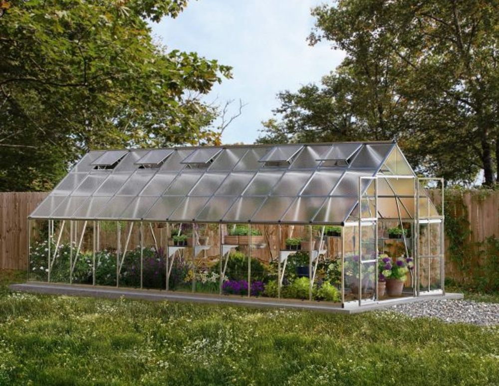 Canopia by Palram Balance drivhus 724 X 304 cm Sølv