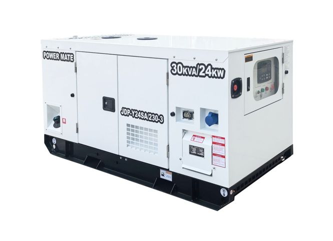 Hovedbilde Power Mate diesel aggregat innkapslet 30 KVA ATS L3  230V 3 ...