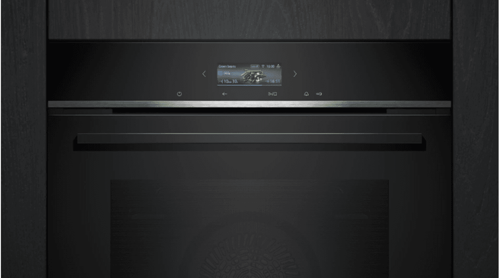 Siemens innbyggingsovn HB774GLB1 iq700 sort