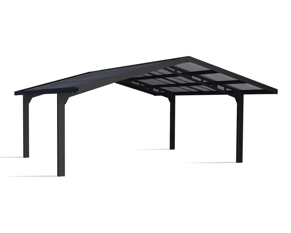 Canopia by Palram Sydney Apex dobbel carport 5,7m x 5,9m 707410
