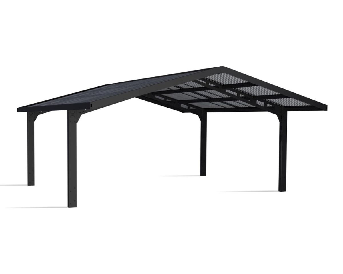 Canopia by Palram Sydney Apex dobbel carport 5,7m x 5,9m 707410