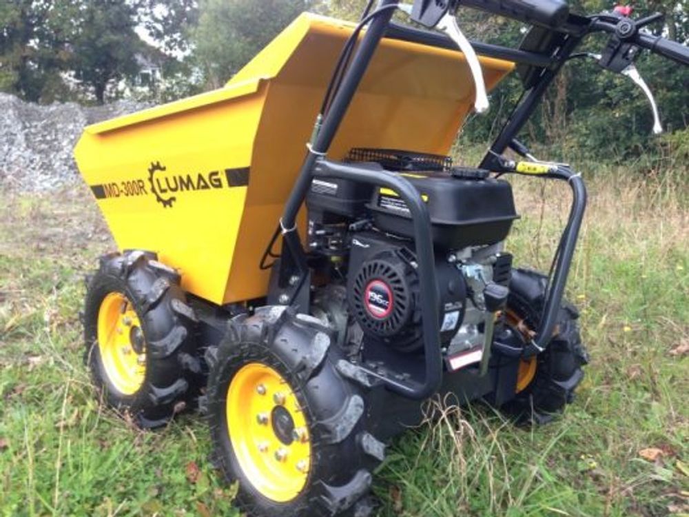 LUMAG Mini Dumper 4WD 300kg med tipp Tysk kvalitet MD300R