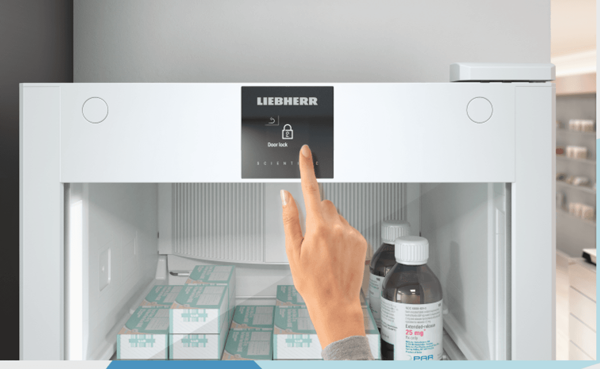 Vibocold Liebherr laboratoriekjøler med glassdør 188,4 cm HMFVH 4011