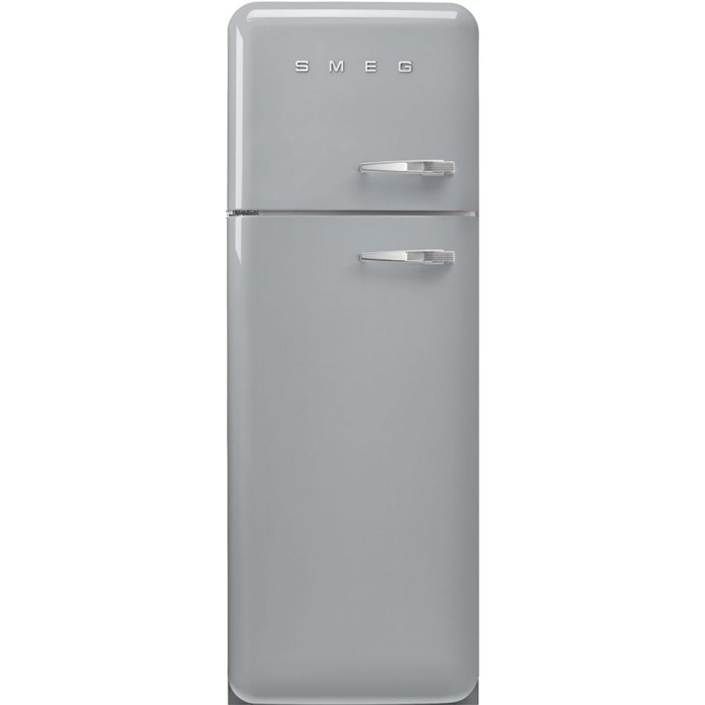 Smeg  kombiskap sølv 50`s retro FAB30LSV5 