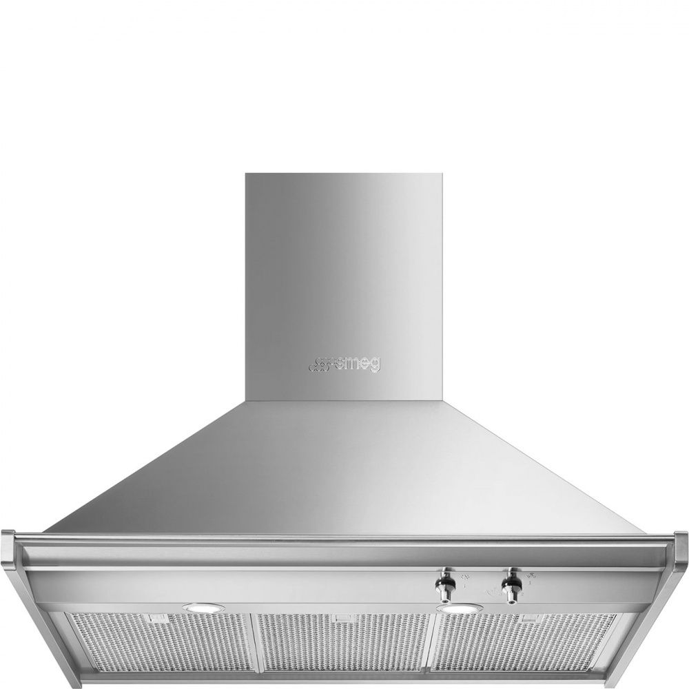 Smeg ventilator Classic stål KD90HXE 90 cm