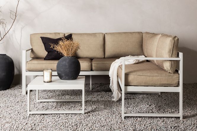 Hovedbilde Venture Design Salvador hjørnegruppe beige 2138-402 