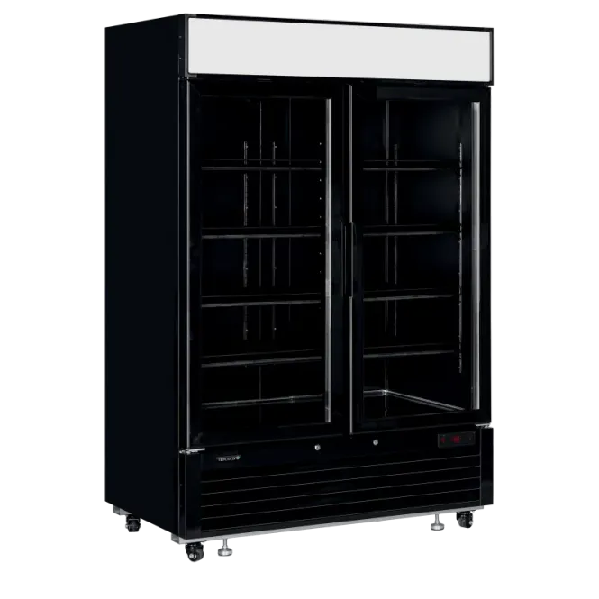 Hovedbilde Tefcold displayfryseskap 2 dører sort 218cm LGF5000B