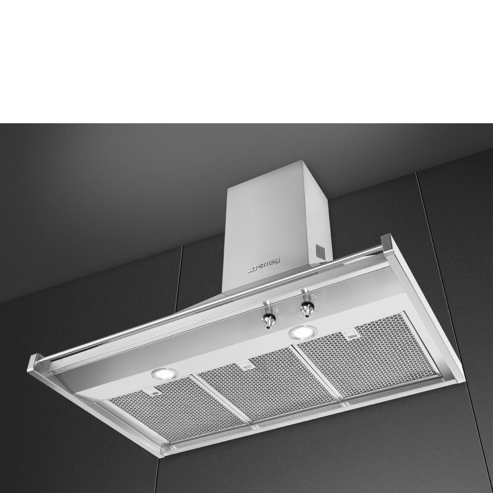 Smeg ventilator Classic stål KD90HXE 90 cm