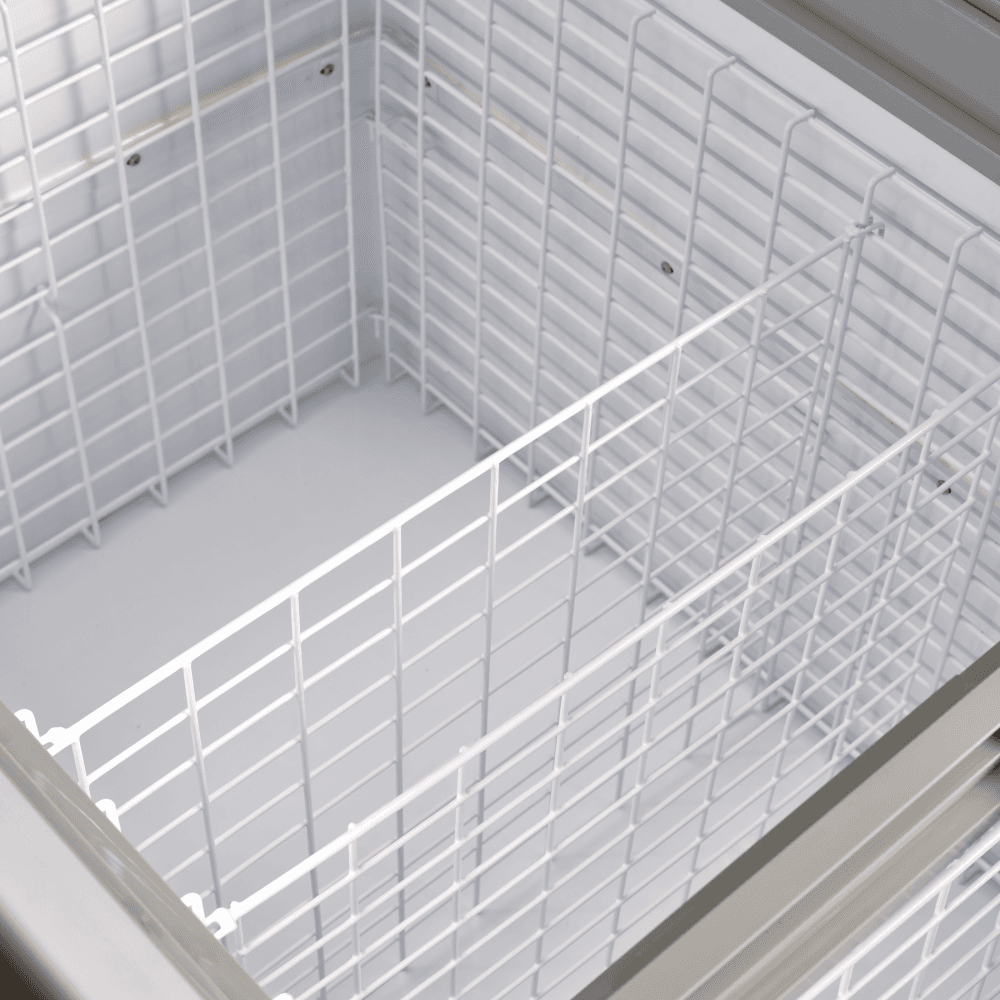 Scandomestic displayfryseboks grå 430 L SIF600ADGC