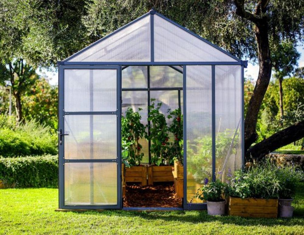 Canopia by Palram - Drivhus Glory 364 x 253 cm - Grå