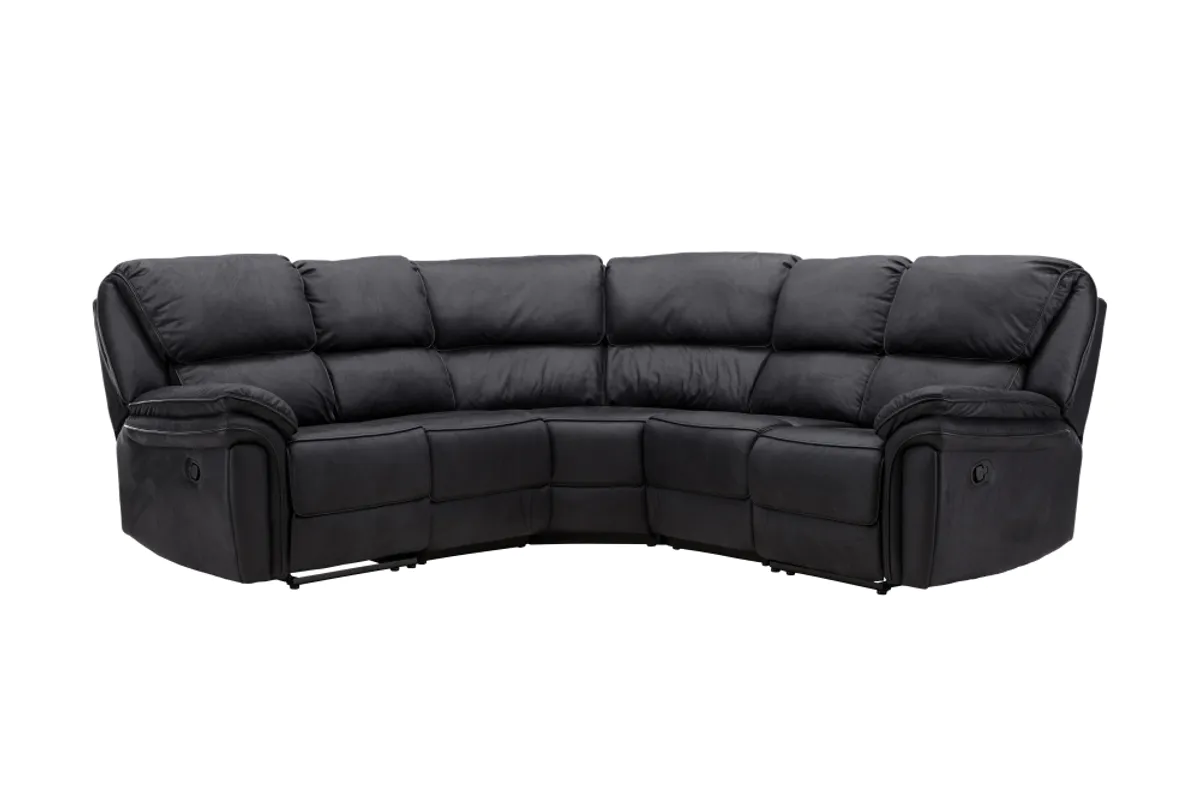Venture Saranda Recliner Hjørnesofa Svart