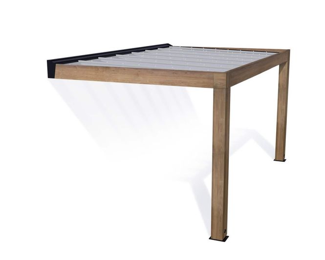 Hovedbilde Canopia by Palram Helsinki terrassetak i sedertre 3m x 4,7m ...