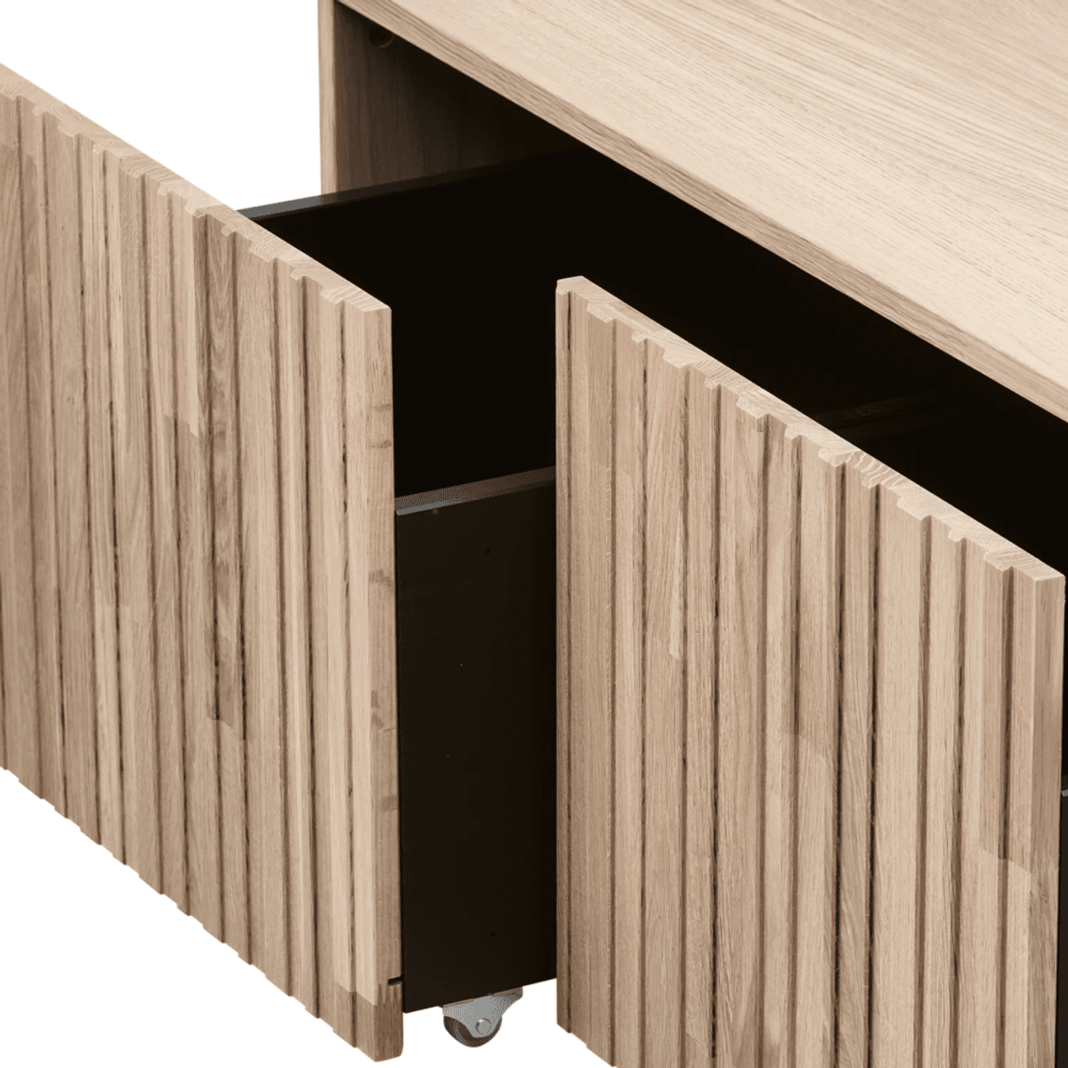 WOOOD oppbevaringsbenk 88 cm natural eik 374040-B