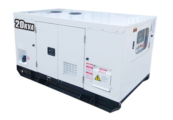 Hovedbilde Power Mate diesel aggregat innkapslet 20 KVA ATS L3 400V 3 ...