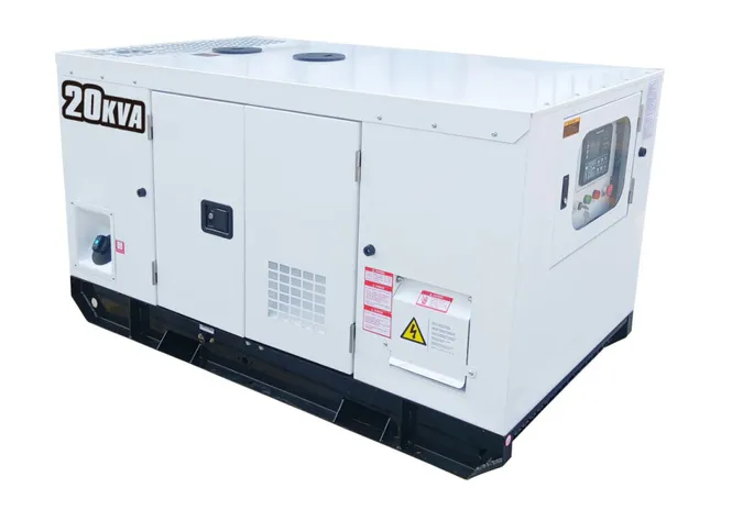 Hovedbilde Power Mate diesel aggregat innkapslet 20 KVA ATS L3 400V 3 ...