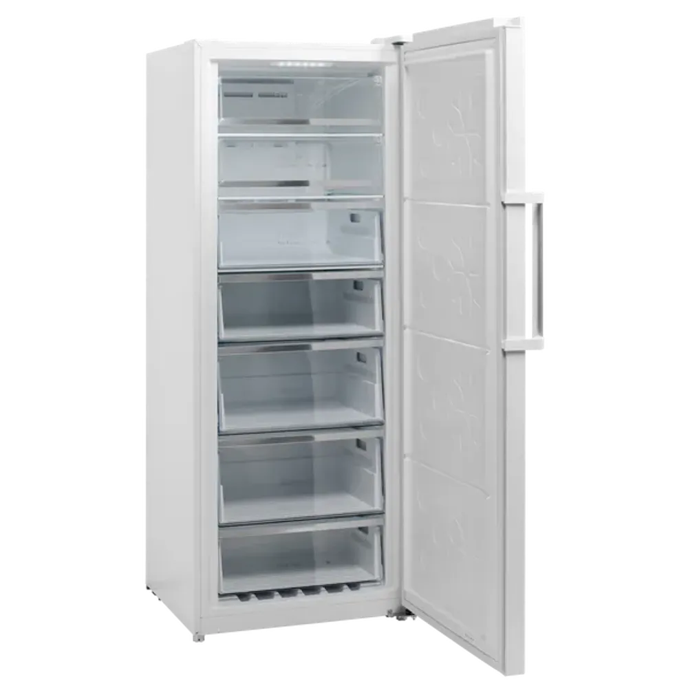 Scandomestic fryseskap i hvit 185 cm SFS 381 W