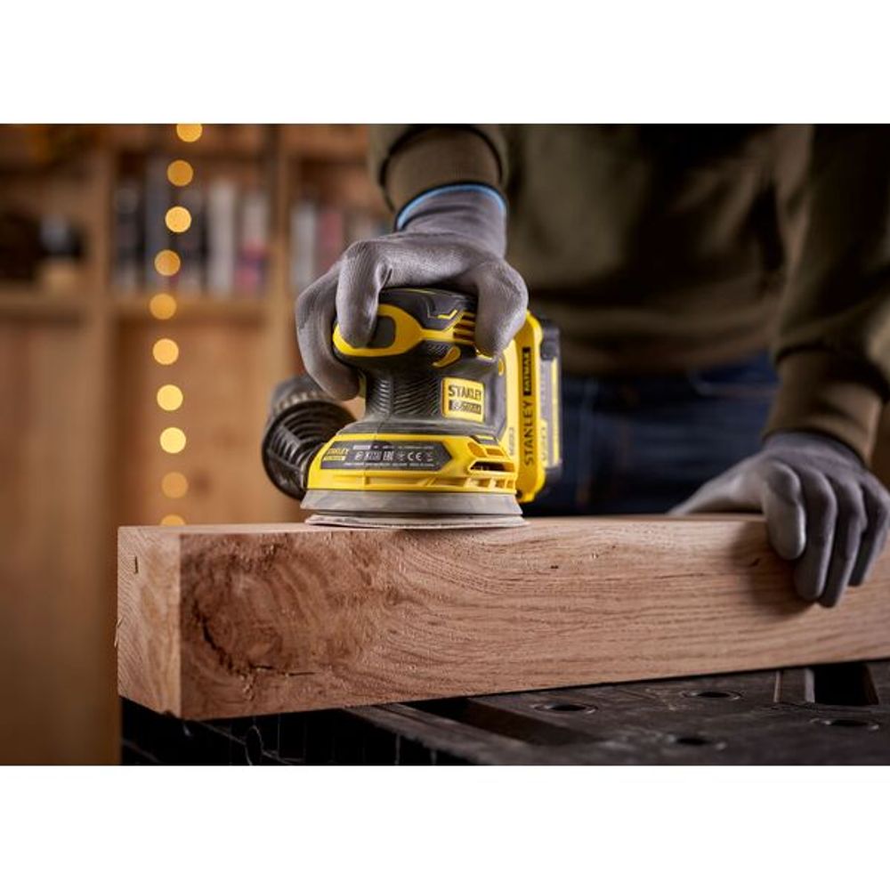 Stanley Fatmax eksentersliper 18V 125mm SFMCW220B-XJ