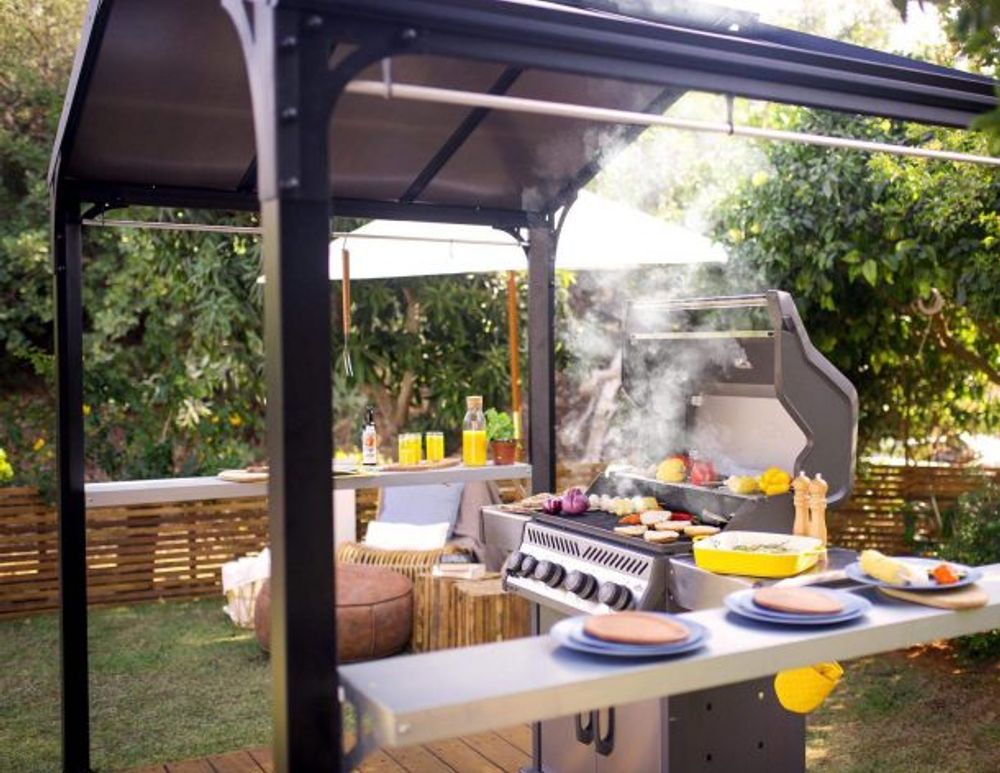 Canopia by Palram paviljong for grilling Austin 2400 180 x 224 cm sort