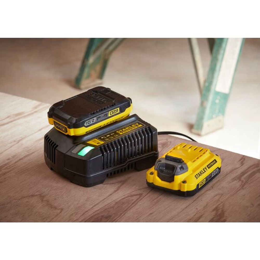 Stanley Fatmax drill 18V 13mm 2batt SFMCD720D2K-QW