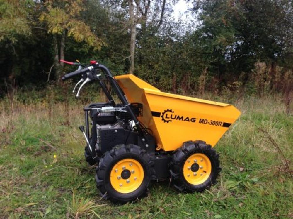 LUMAG Mini Dumper 4WD 300kg med tipp Tysk kvalitet MD300R
