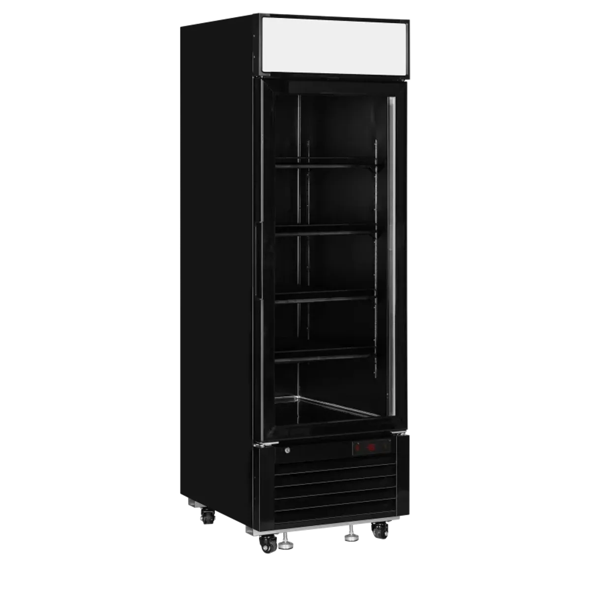 Tefcold displayfryseskap sort 205 cm LGF2500B
