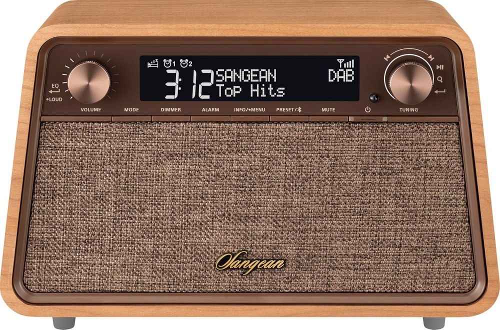 Sangean dab radio retro WR201D BT trehvit 342012