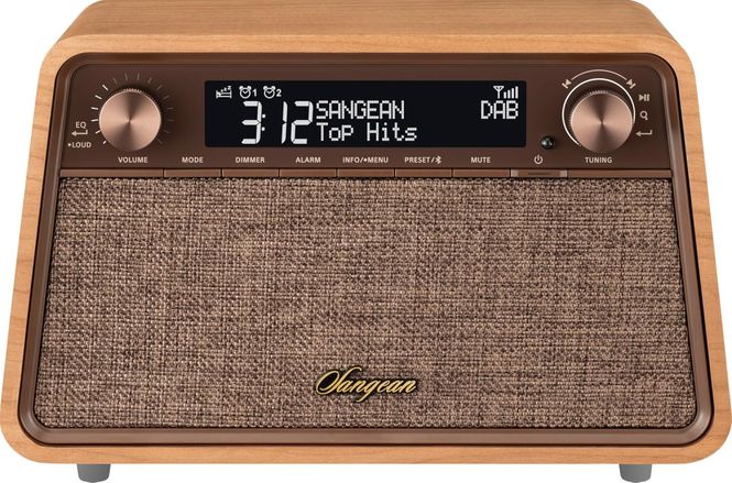Hovedbilde Sangean dab radio retro WR201D BT trehvit 342012
