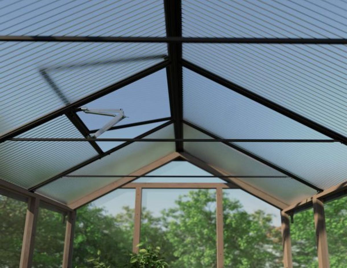 Canopia by Palram Natura Cedar drivhus i cedertre 249 x 500 cm 707581