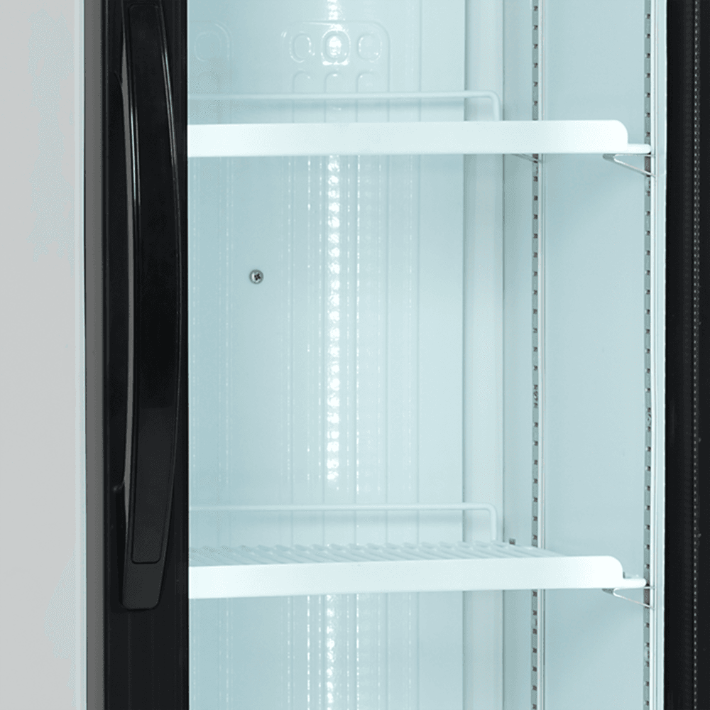 Tefcold displaykjøleskap sort FS176H
