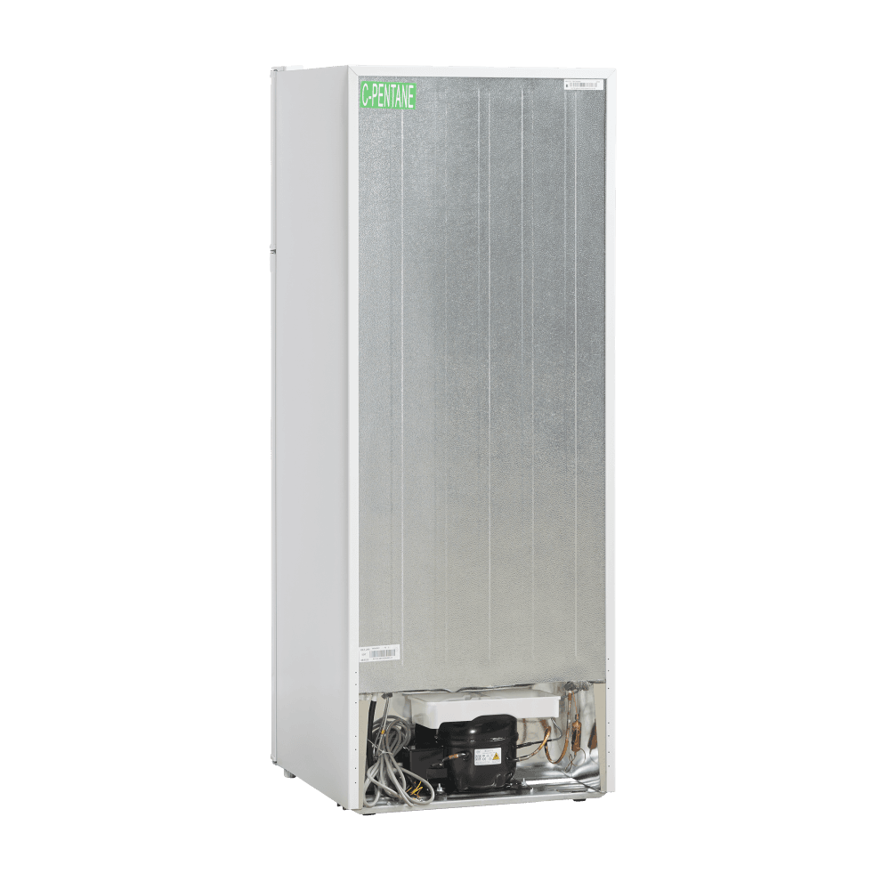 Scandomestic integrert kombinert kjøl- og fryseskap hvit 143 cm CBF206WE