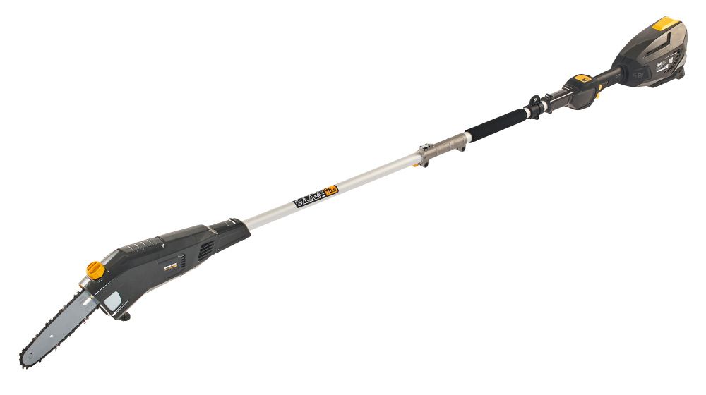 Texas motorsag på stang batteri 58V PCZ5800 u/bat og lader 90070045