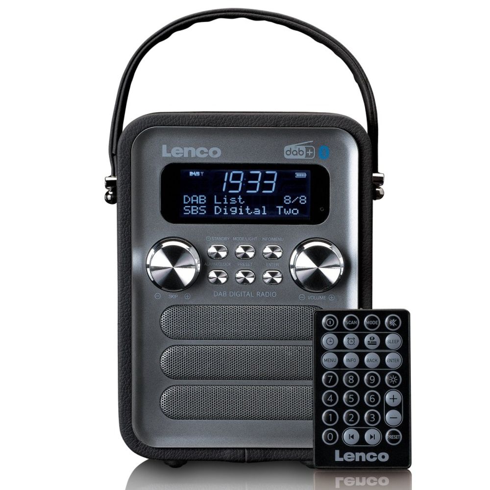 Lenco dab radio PDR-051 sort sølv