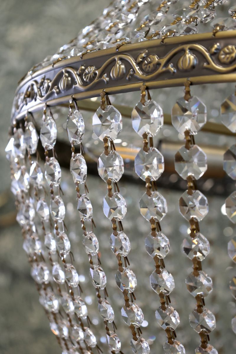 Chic Antique lysekrone versailles med glassprismer 71136213